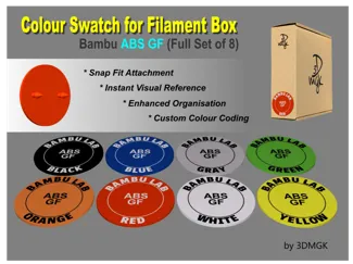 Filament Box Swatch - Bambu ABS GF