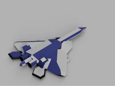 SU 57 Low Poly
