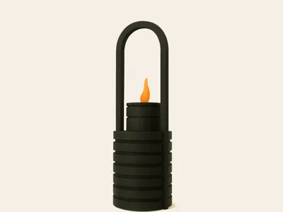 LED candle light for hanging or standing
