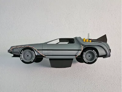 Wall Mount Back to the Future - DeLorean