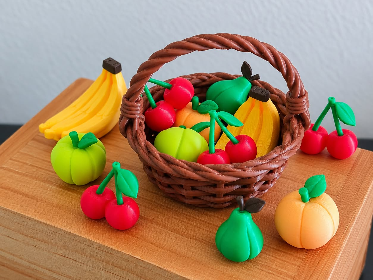 Fruit Miniature Collection + Fruit Basket - 1