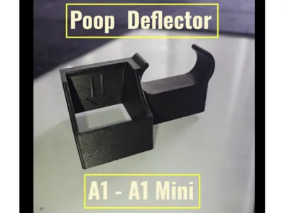 Poop deflector A1 - A1 mini / waste deflector