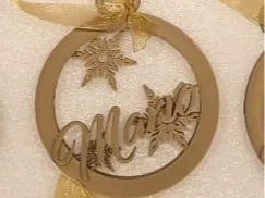 bola navidad personalizada mario