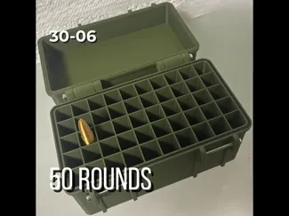 30-06 Springfield Ammo Box - Holds 50 Rounds