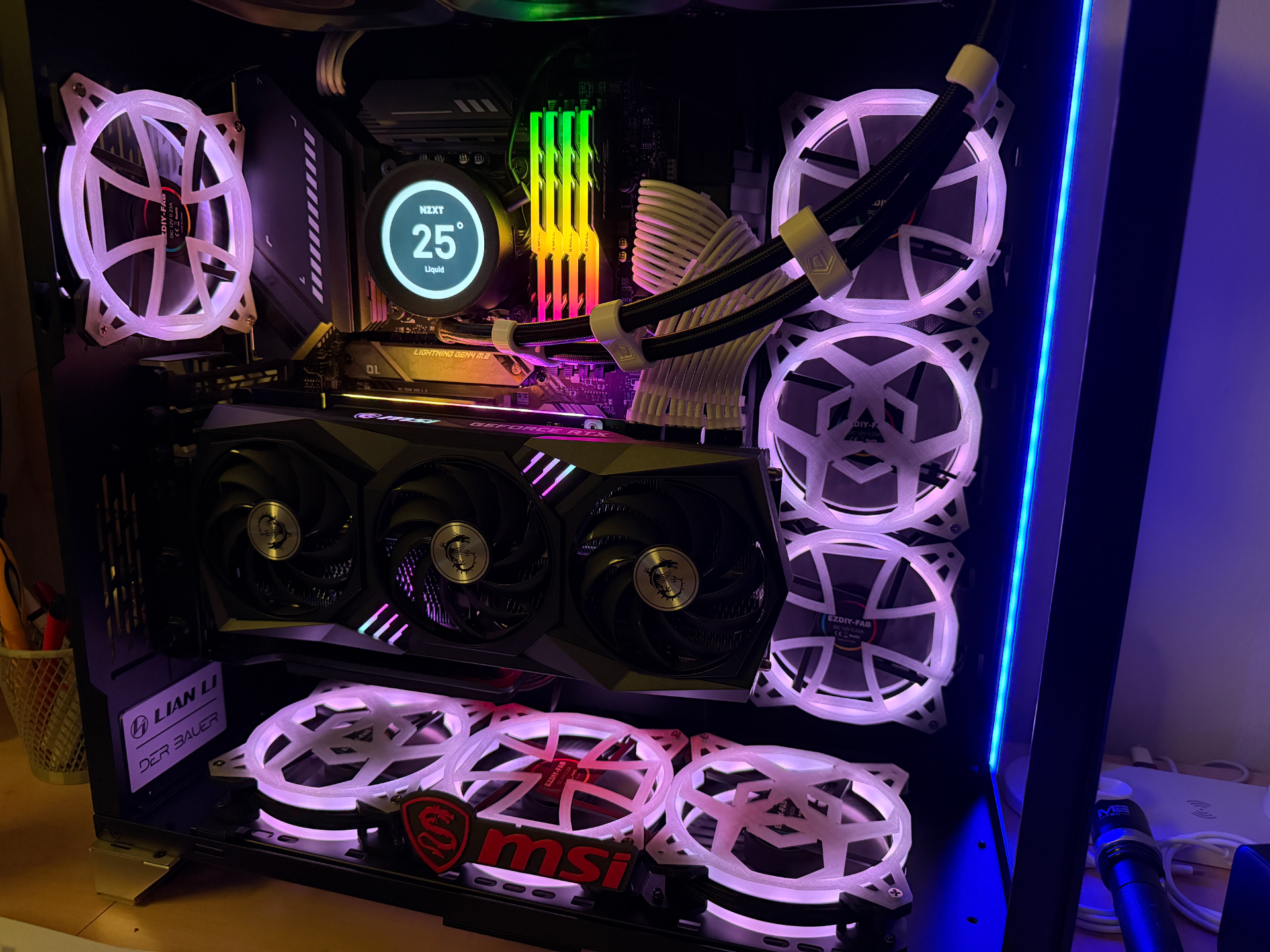 14x Lüfter-Blenden 120mm Fan-Cooler