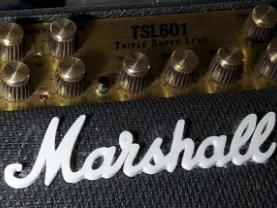 Marshall Logo | Speaker Amp Replacement Badge