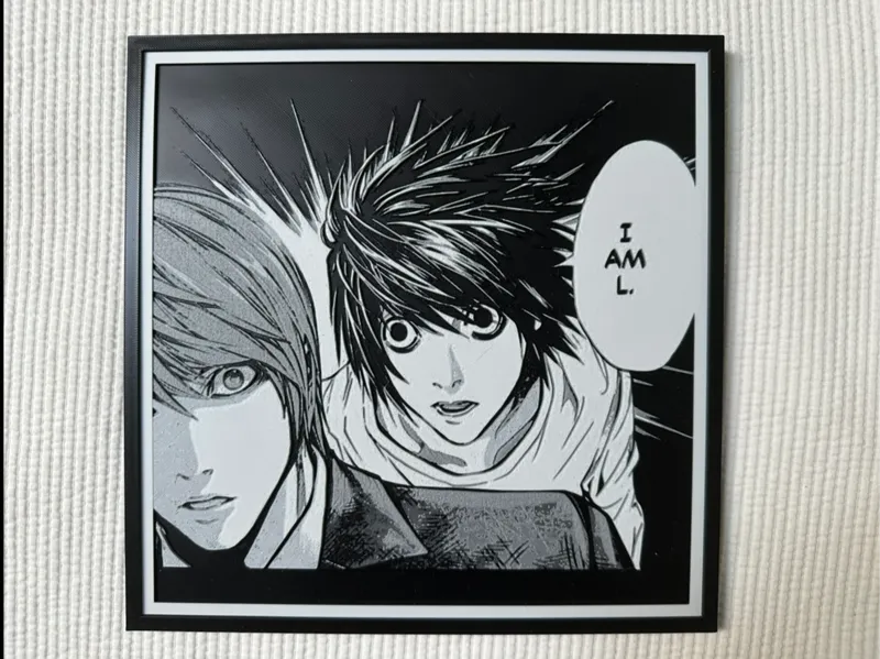 HueForge - Manga - Death Note - io sono L