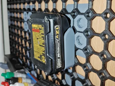 DeWALT 12v battery holder for multiboard