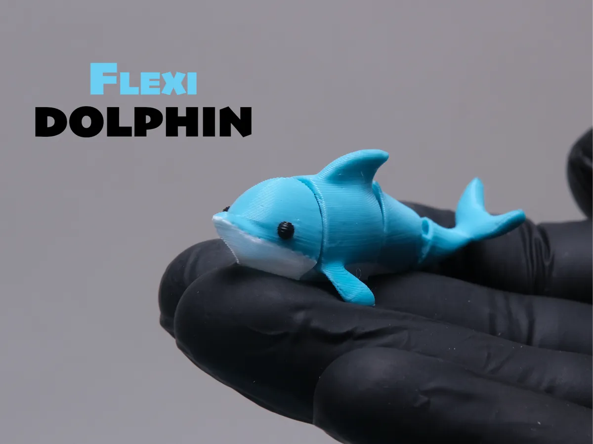 Flexi Dolphin - Free 3D Print Model - MakerWorld
