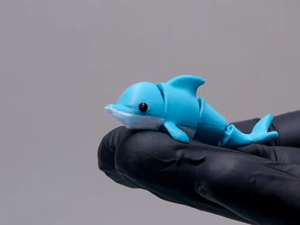 Flexi Dolphin - Free 3D Print Model - MakerWorld