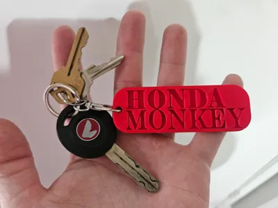 Honda monkey key chain