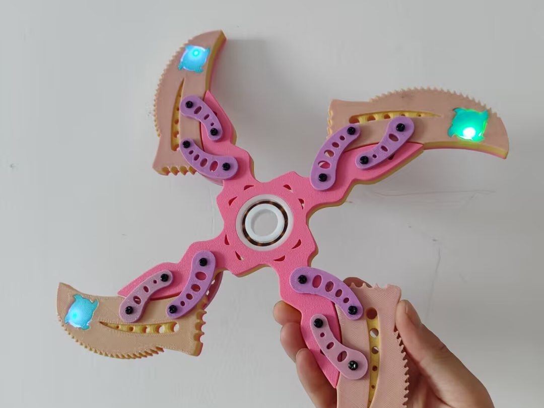 Miniatura 1 do modelo 3D 升级版手里剑（五金版）