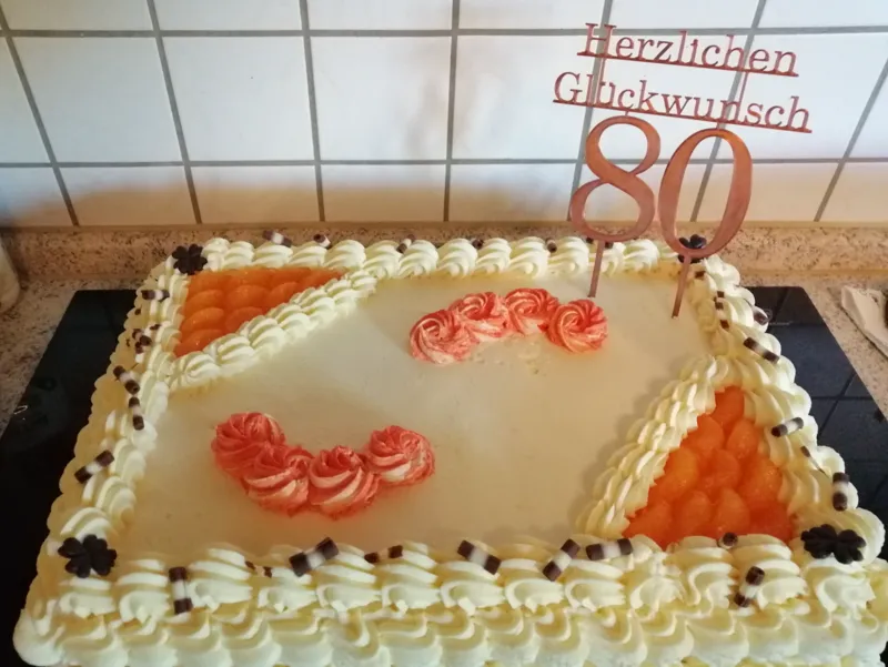 Cake Topper zum 80. Geburtstag