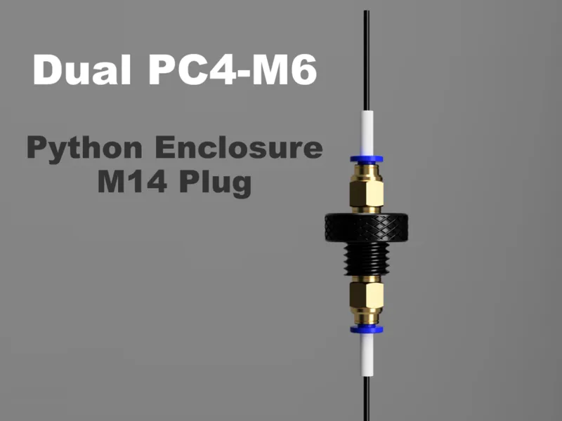 Python Enclosure Dual PC4-M6 M14 Plug