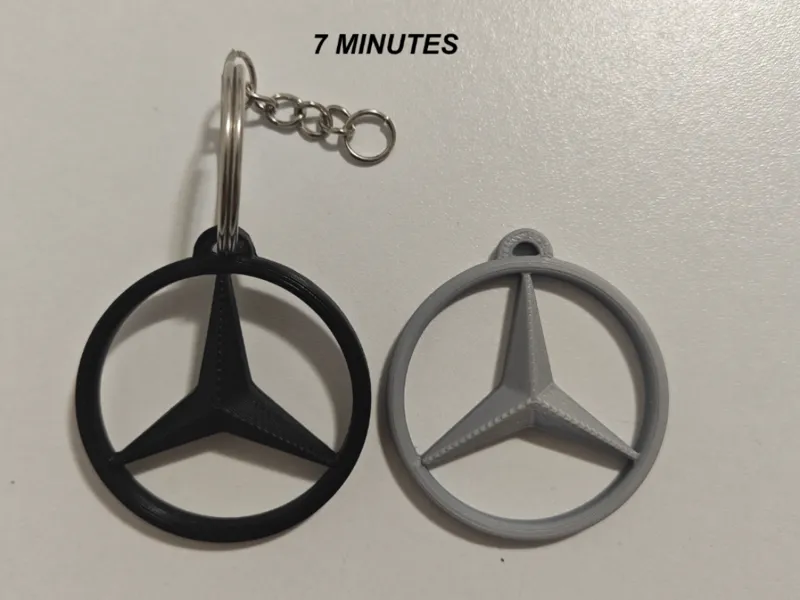 Logo Mercedes [7 MINUTI] Portachiavi - NO support