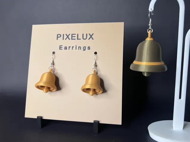Tiny Jingle Bells Earrings / Ornament