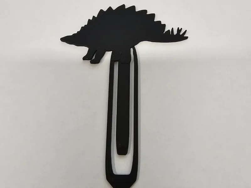 Simple Stegosaurus Bookmark - Commercial Use