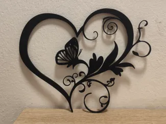 Wandbild Herz
