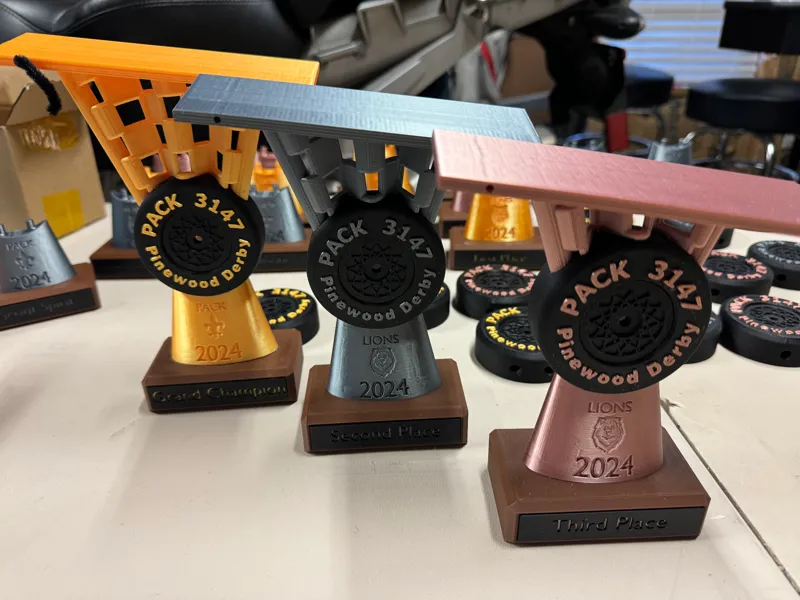 Pinewood Derby Trophy Remix