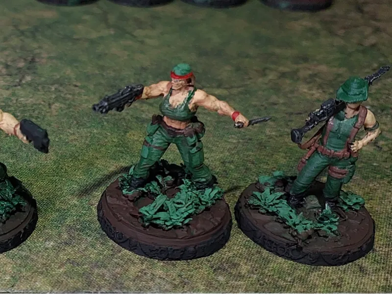 Vietnam Jungle fighters w/ Tanya leader