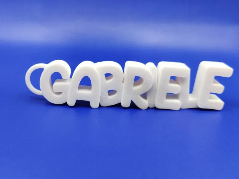 Characters/Letters keychain