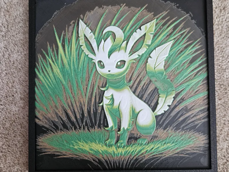 Leafeon hueforge picture