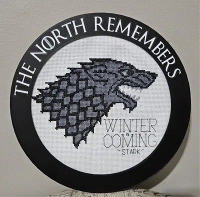 8 inch Frame with Optional Game of Thrones Text