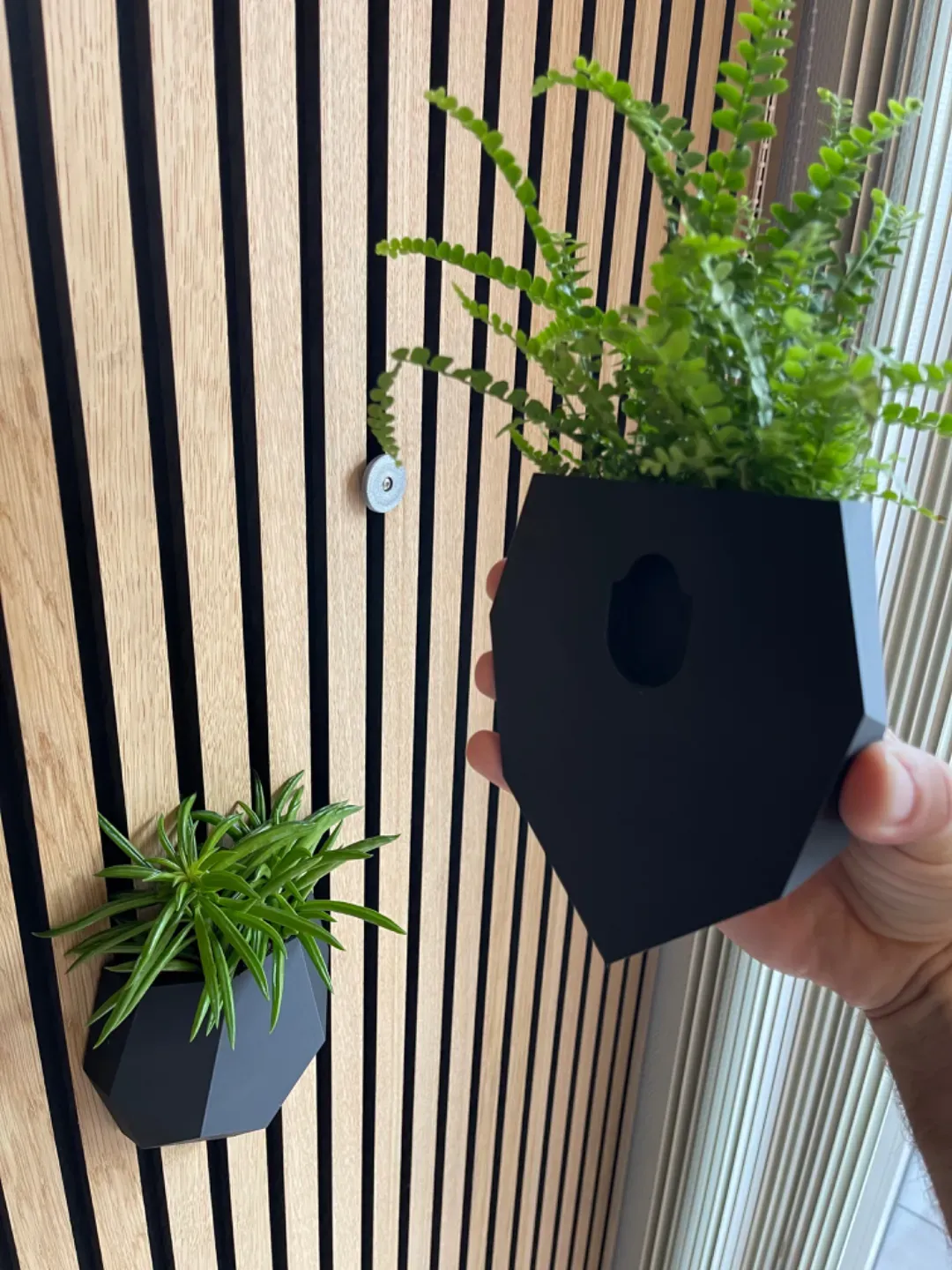 Wall vase for acoustic wall panels. NEW V2 view 4