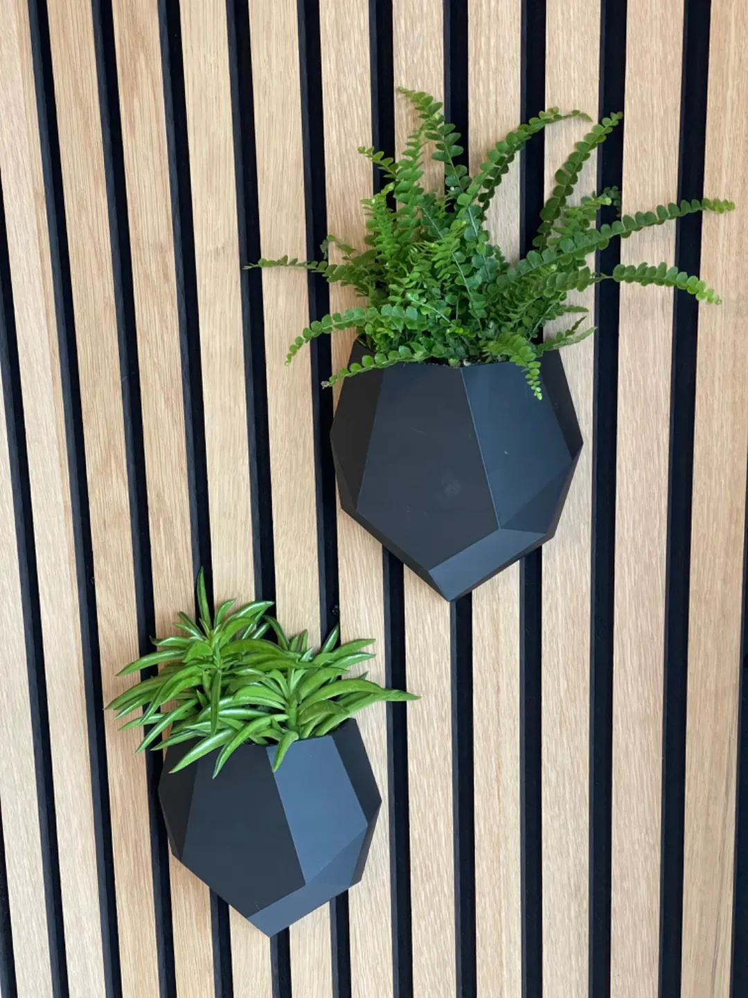 Wall vase for acoustic wall panels. NEW V2 view 3