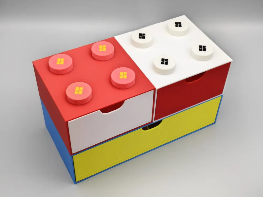 Stackable Brick Storage Box (High Quality - No Overhang on Outer ...