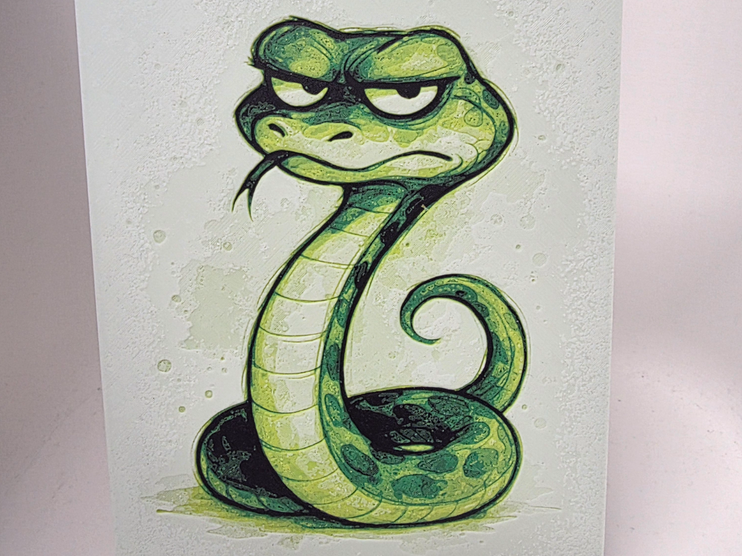 Unimpressed Snake Hueforge