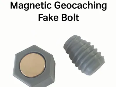 Magnetic Geocaching Bolt