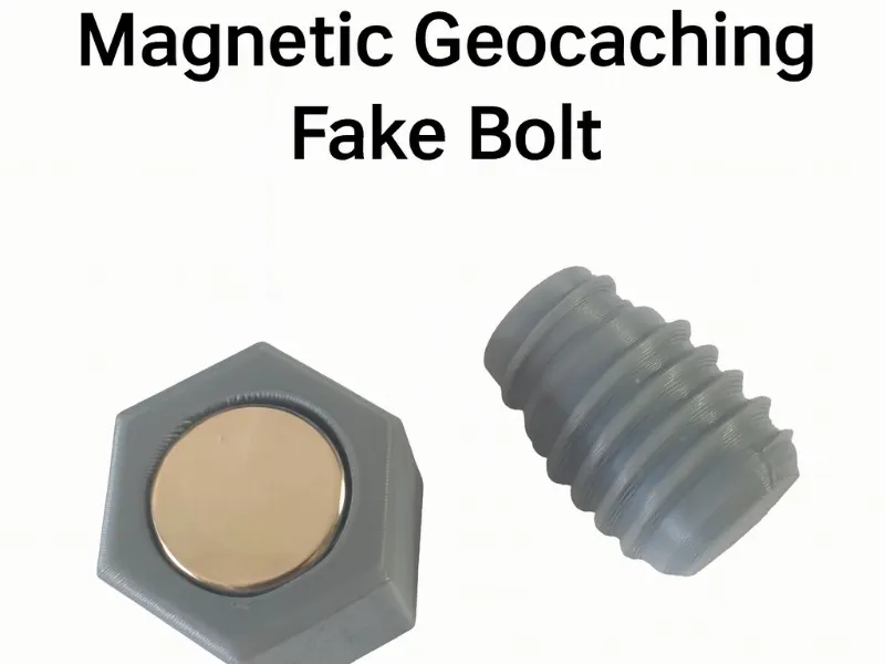 Magnetic Geocaching Bolt