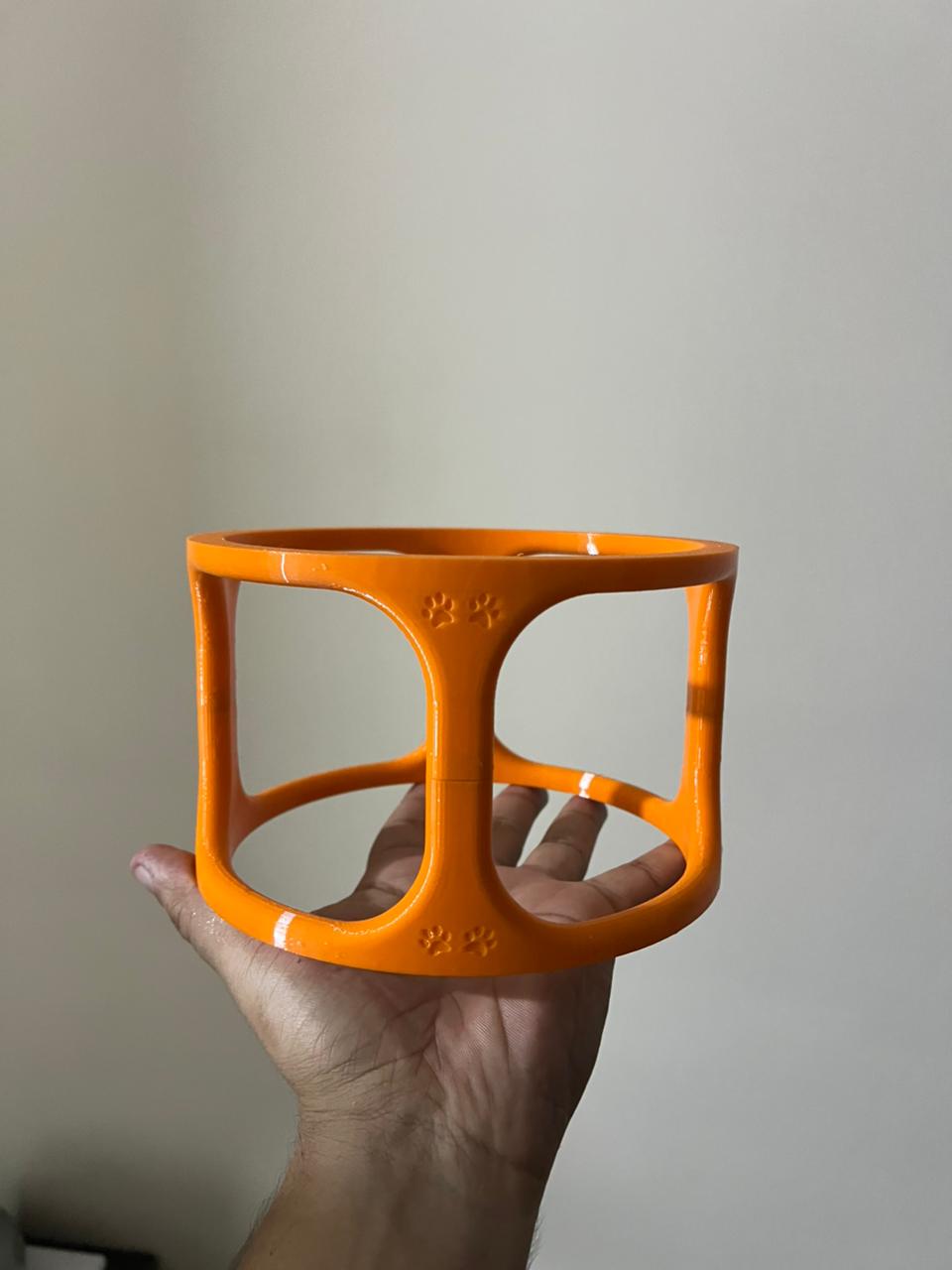 Miniatura 3 do modelo 3D Olive Arc Elevated Pet Feeder