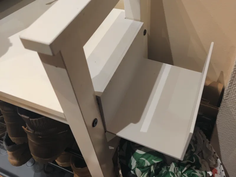 HEMNES Bench with shoe storage extra shelf