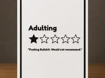Adulting Review Plaque