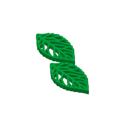 Leaf Earring view 3