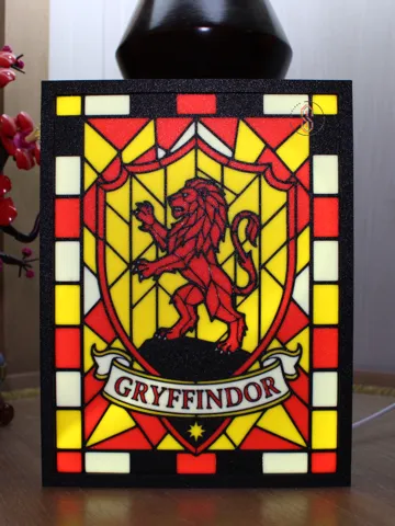 Marco decorativo: Stained Glass - Gryffindor — vista de referencia 2