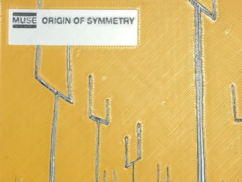 Muse Origin of Symmetry - HueForge Print