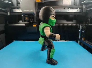 Accesorio para impresora 3D: Q版真人快打 蜥蜴人 Reptile 分件打印（无需AMS） — vista de referencia 5