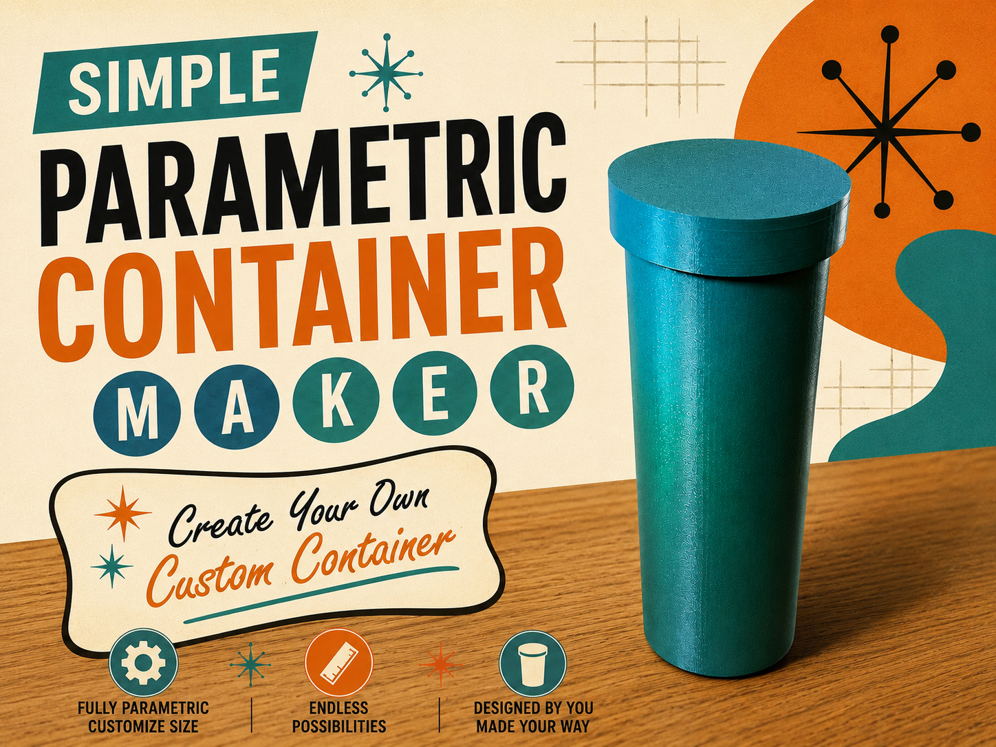 Simple Parametric Container