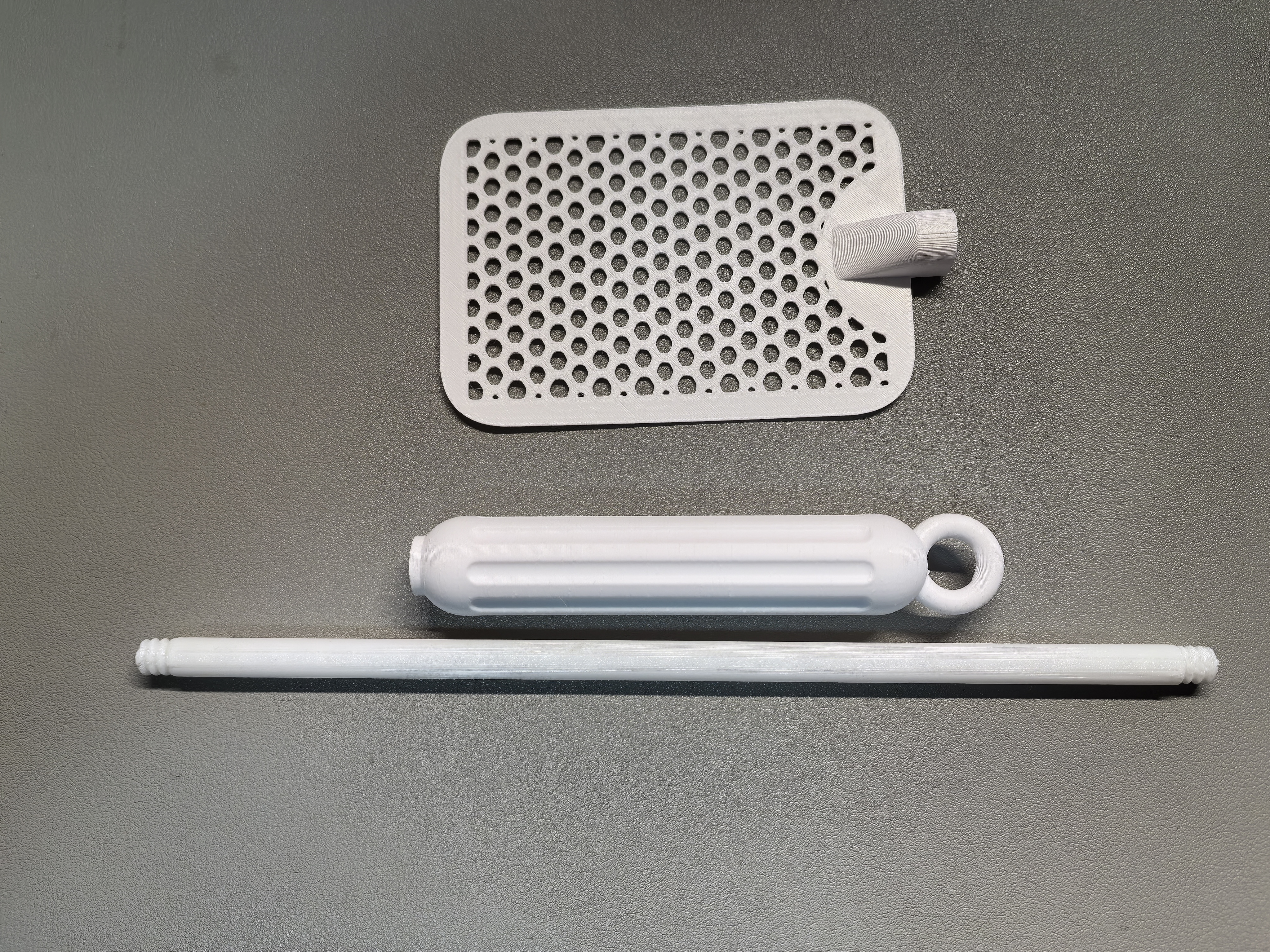 Miniatura 1 do modelo 3D 苍蝇拍+杆长度可换(仅需耗材约54g)