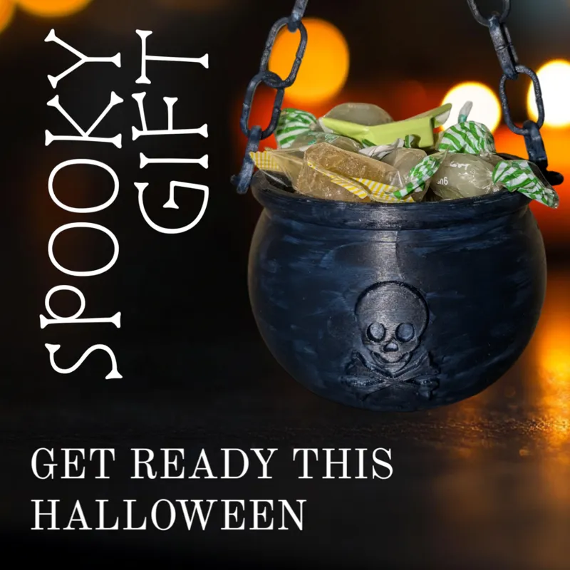 Halloween Candy Cauldron