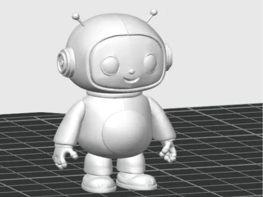 Cute robot figure