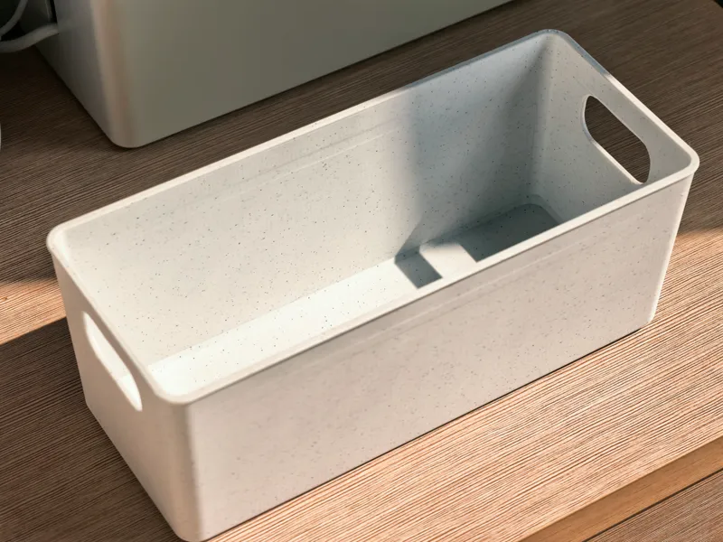 长收纳盒，可以放各种洗漱用品