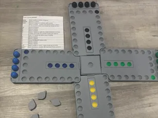 Carbles Travel Game Version for 4 players