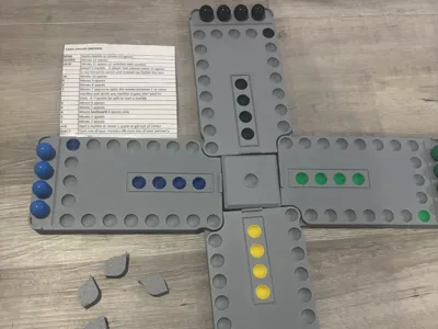 Carbles Travel Game Version for 4 players