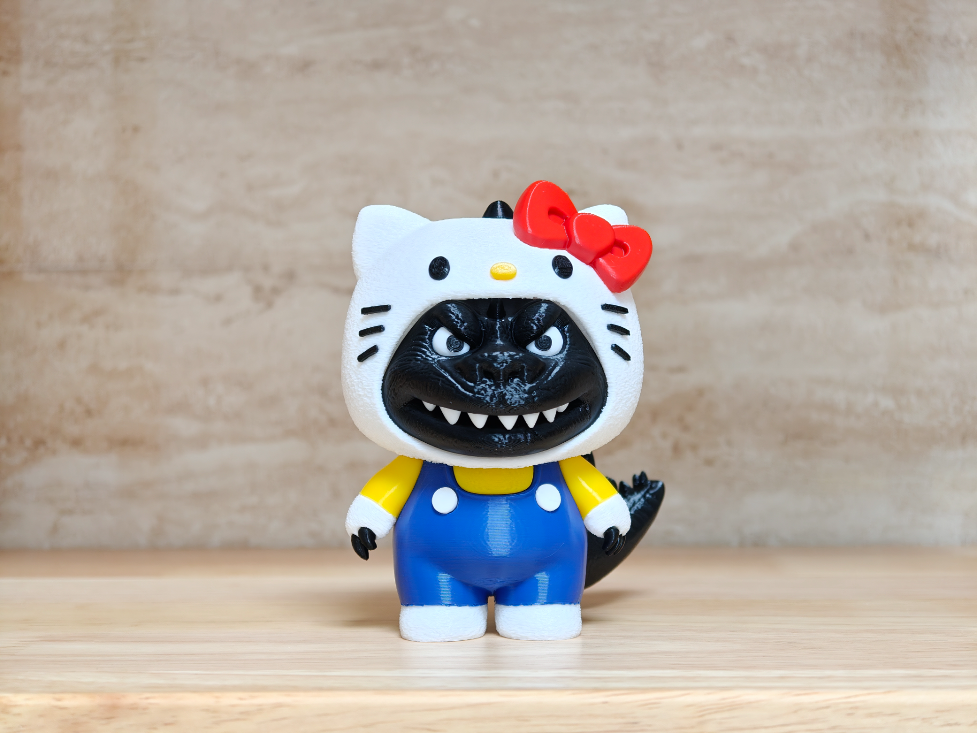 哥斯拉 cosplay HelloKitty 搞怪手办（分件 无需AMS） - 3D printed Other Toys & Games, in stock in India