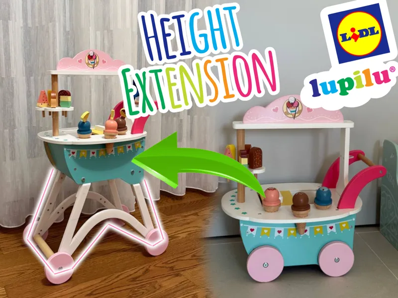 Rialzo per carrello dei gelati LIDL LUPILU