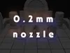 0.2mm nozzle (0.06mm layer, 4 walls, 15% infill)